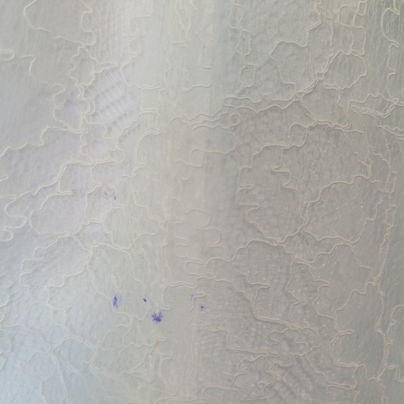 Lovers and Friends Hollyn Lace Bow One Shoulder Mini Dress White Large - Picture 11 of 16